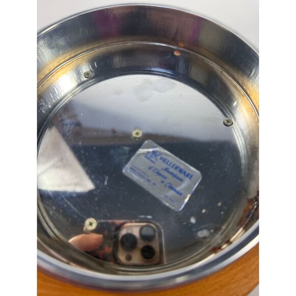 Teak Wood and Chrome Salad Bowl Set Hellerware Mid Century Vintage Retro Collect - Picture 16 of 16